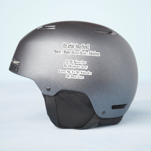 Medusa awaynowe Horror 1MMHead Bphrases Diecut 25 Aufkleber (Helmseite)
