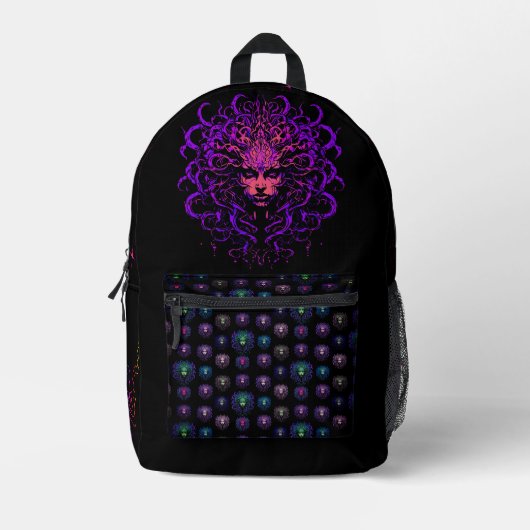 Medusa Backpack Bedruckter Rucksack (Vorderseite)
