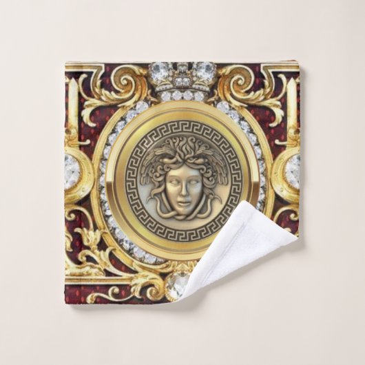 Medusa Baroque Gift / Guest  Badhandtuch Set (Waschlappen)
