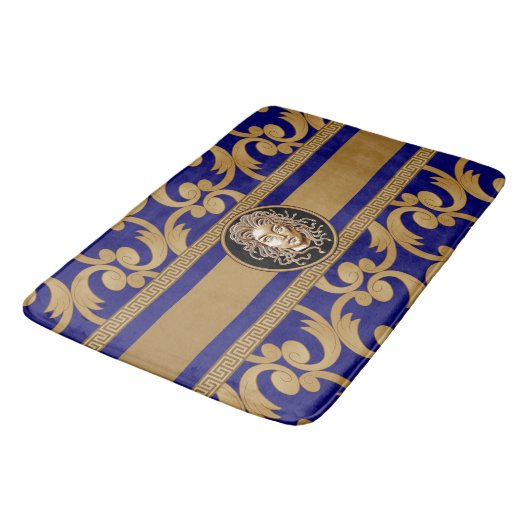 Medusa Baroque Luxus Bath Mat Badematte (Schrägansicht)