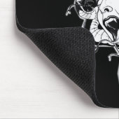 Medusa Blackwork Tattoo Flash Mousepad (Ecke)