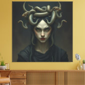 „Medusa – Blick der Macht“ Leinwanddruck (Insitu (Wohnzimmer))