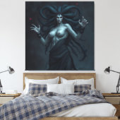 „Medusa – Blick der Macht“ Leinwanddruck (Insitu (Schlafzimmer))