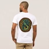 „Medusa – Blick der Macht“ T-Shirt (Schwarz voll)