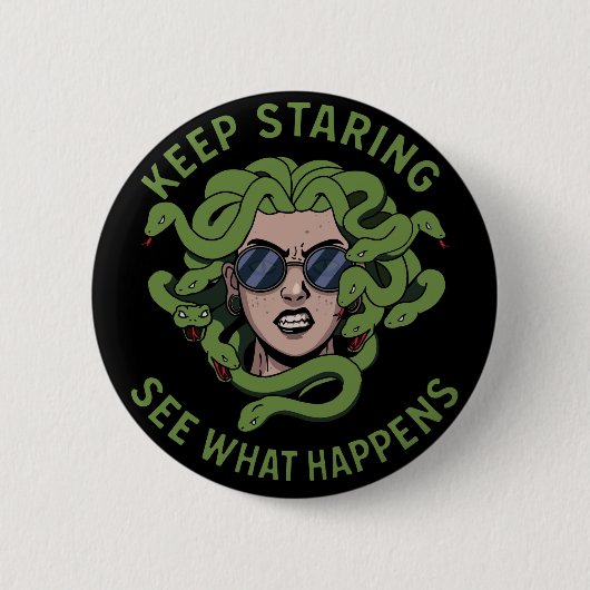 Medusa Button (Vorderseite)
