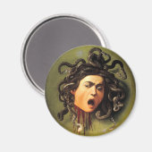 Medusa, Caravaggio Magnet (Vorderseite/Rückseite)