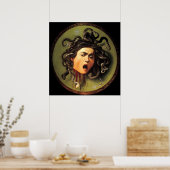 Medusa, Caravaggio Poster (Küche)