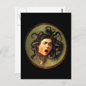 Medusa, Caravaggio Postkarte (Vorne/Hinten)