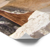 Medusa Carving in griechischen Ruinen Poster (Ecke)