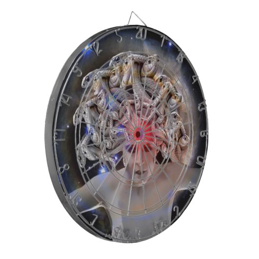 Medusa Dartscheibe (Vorderseite Links)