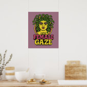 Medusa der weibliche Blick Poster (Küche)
