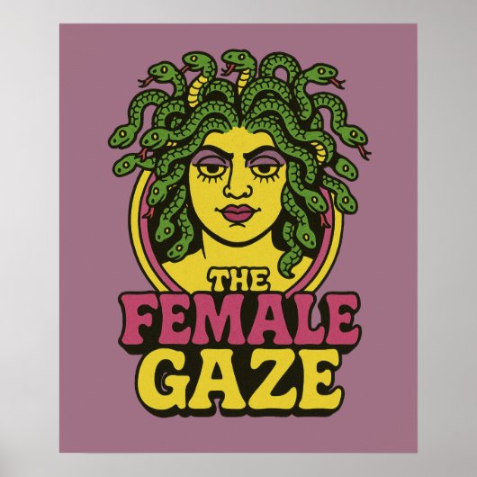 Medusa der weibliche Blick Poster (Vorne)