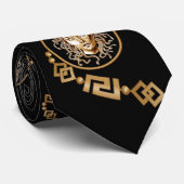 Medusa Eyes Gold Krawatte (Gerollt)