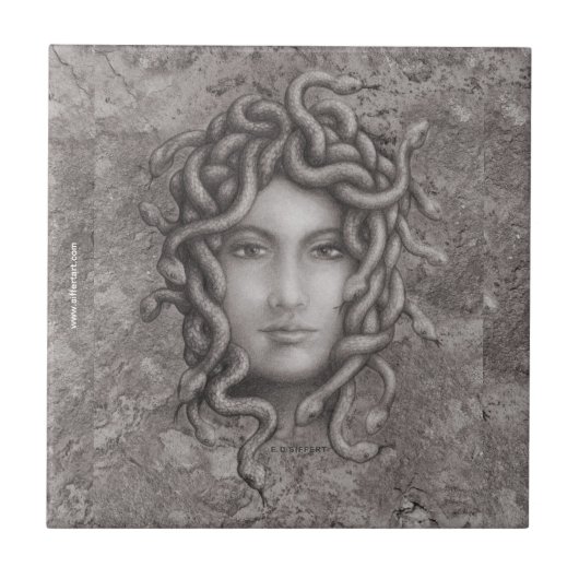 Medusa Fliese (Vorderseite)
