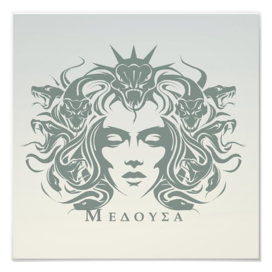 Medusa Fotodruck (Vorne)