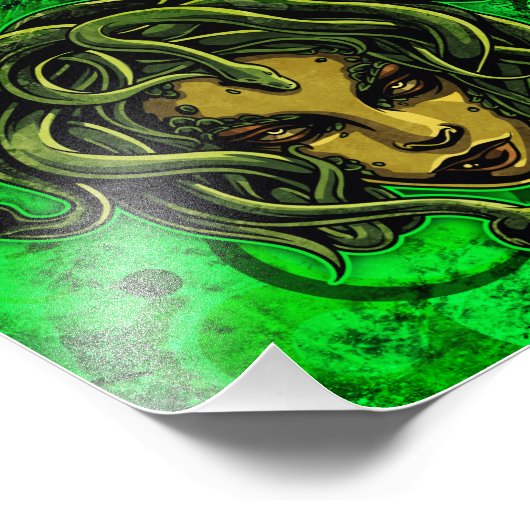 Medusa Fotodruck (Ecke)