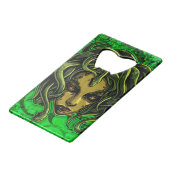 Medusa Geldbeutel Flaschenöffner (Rückseite Schrägansicht)