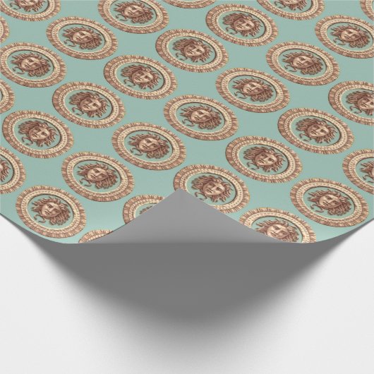 Medusa Geschenkpapier (Ecke)