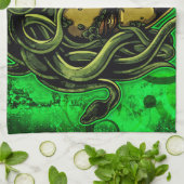 Medusa Geschirrtuch (Gefaltet)