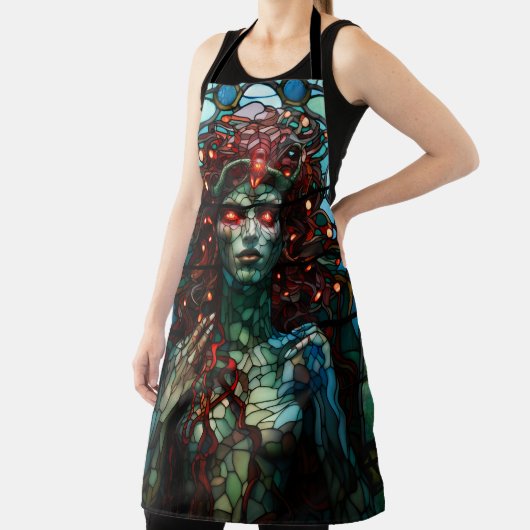 Medusa - Glass Window Tiffany Style Schürze (InSitu)