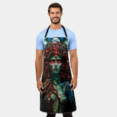 Medusa - Glass Window Tiffany Style Schürze (Getragen)