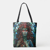 Medusa - Glass Window Tiffany Style Tasche (Rückseite)