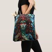 Medusa - Glass Window Tiffany Style Tasche (Von Nahem)
