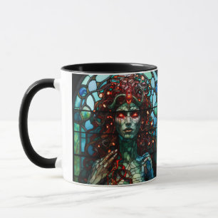 Medusa - Glass Window Tiffany Style Tasse
