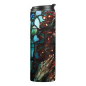 Medusa - Glass Window Tiffany Style Thermosbecher (Nach links gedreht)
