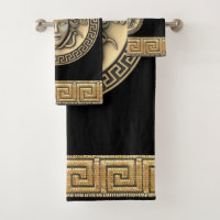 Medusa Golden Gorgon griechischer Key Black