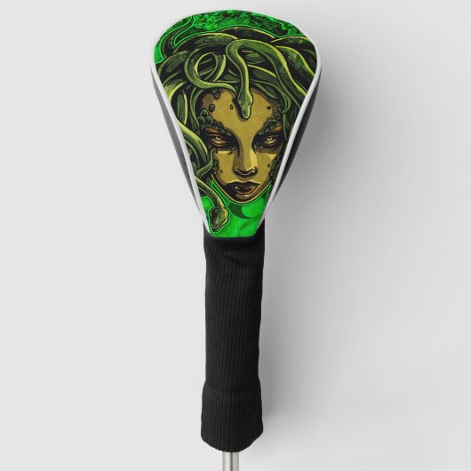 Medusa Golf Headcover (Vorderseite)