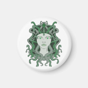 Medusa Gorgo Schlange Gorgone Monster griechische Magnet