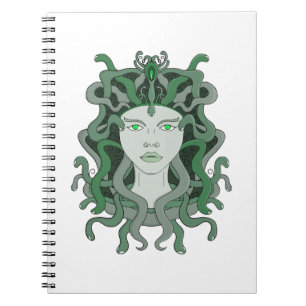Medusa Gorgo Schlange Gorgone Monster griechische  Notizblock