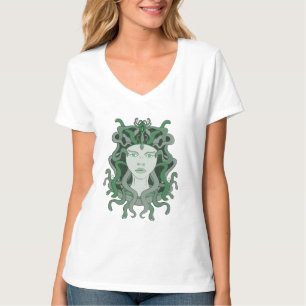 Medusa Gorgo Schlange Gorgone Monster griechische T-Shirt