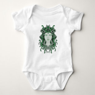 Medusa Gorgo Snake Gorgon Monster Griechische Myth Baby Strampler