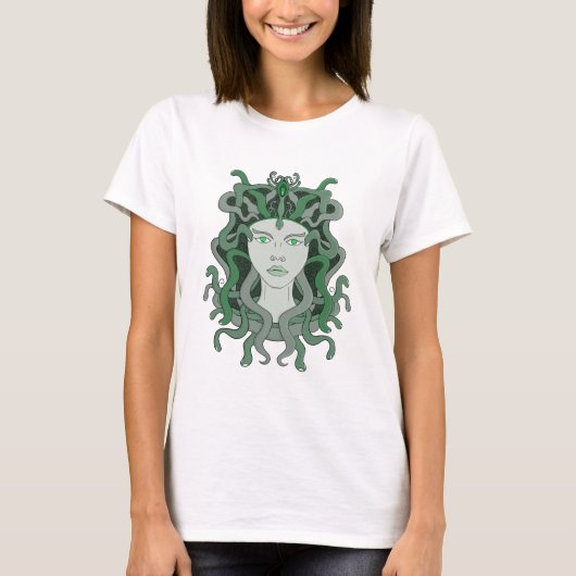 Medusa Gorgo Snake Gorgon Monster Griechische Myth T-Shirt (Vorderseite)