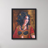 Medusa Gorgon Frau mit Schlangen von Renee Lavoie Leinwanddruck (Vorderseite)