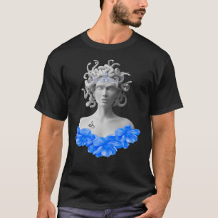 Medusa Gorgon Griechische Mythologie Blauer Blämol T-Shirt
