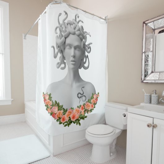 Medusa Gorgon Griechische Mythologie Duschvorhang (Beispiel)
