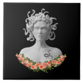 Medusa Gorgon Griechische Mythologie Fliese (Vorderseite)