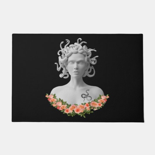 Medusa Gorgon Griechische Mythologie Fußmatte (Vorderseite)