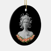 Medusa Gorgon Griechische Mythologie Keramik Ornament (Rechts)