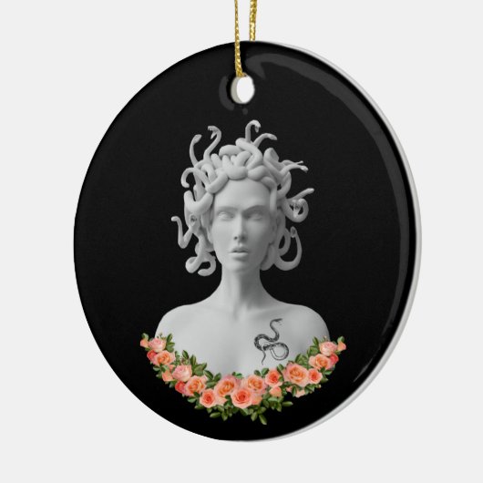 Medusa Gorgon Griechische Mythologie Keramik Ornament (Links)