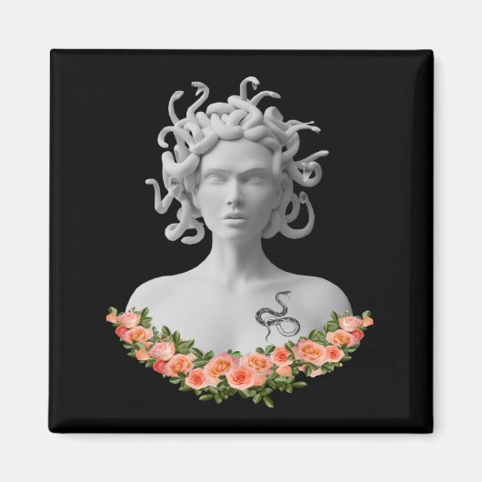 Medusa Gorgon Griechische Mythologie Magnet (Vorne)