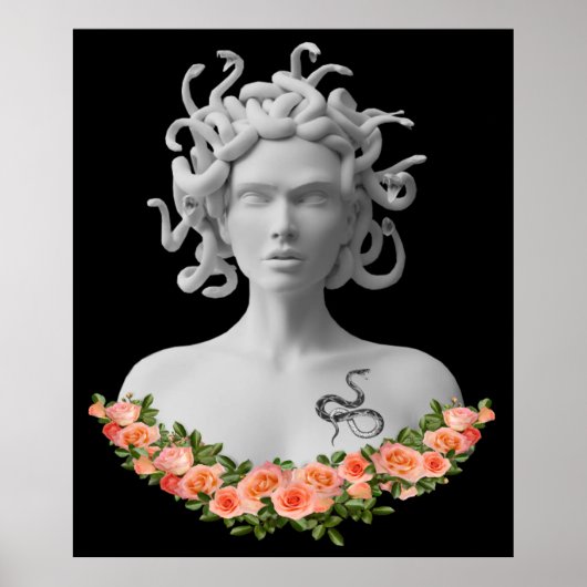 Medusa Gorgon Griechische Mythologie Poster (Vorne)