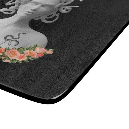 Medusa Gorgon Griechische Mythologie Schneidebrett (Ecke)