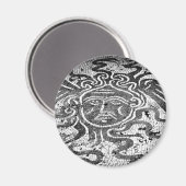 Medusa, Gorgon Magnet (Vorderseite/Rückseite)