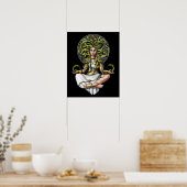 Medusa Gorgon Meditation Poster (Küche)