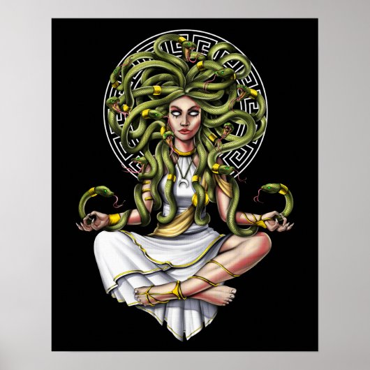 Medusa Gorgon Meditation Poster (Vorne)