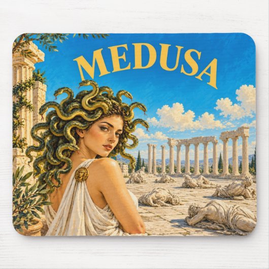 Medusa, Gothic Fantasy Monster Mousepad (Vorne)